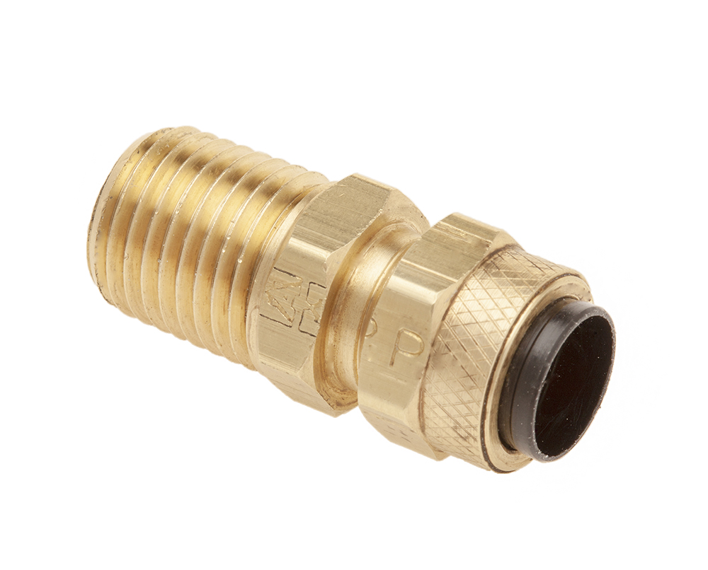 Brass Fittings CA360/377 BRASS COMPRESSION FITTINGS  Brass Fittings For  Plastic Tubing Made in USA Brass Fittings
